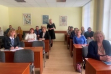 Член Совета Республики К. Капуцкая встретилась
с руководителями учреждений образования Минской области.
