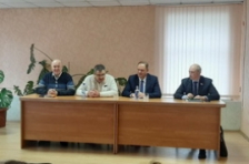 Член Совета Республики В.Матвеев посетил г.п. Россоны