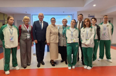 Член Совета Республики Е.Журавлёва приняла участие в церемонии открытия заключительного этапа VI Республиканского конкурса профессионального мастерства «ProfSkills Belarus 2025»