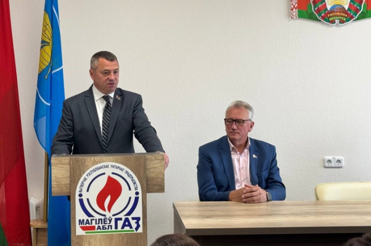 А.Горошкин в рамках единого дня информирования провел встречу с коллективом предприятия ПУ «Климовичигаз»