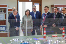 Наталья Кочанова посетила БелАЭС в ходе масштабного рабочего визита в Островец