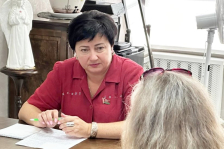 Член Совета Республики А.Смоляк провела прямую телефонную линию и прием граждан в Гомеле