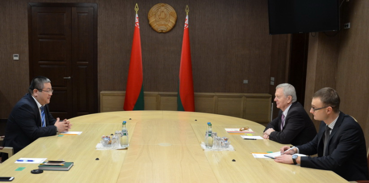 Член Президиума Совета Республики Рахманов С.К. встретился с представителями Посольства Китайской Народной Республики в Республике Беларусь