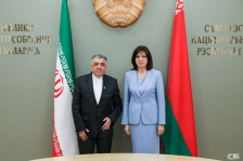 Председатель Совета Республики Н.Кочанова провела встречу с Чрезвычайным и Полномочным Послом Ирана в Беларуси