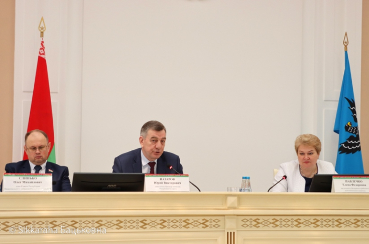 Член Совета Республики О.Слинько принял участие в заседании 
Мозырского районного исполнительного комитета
