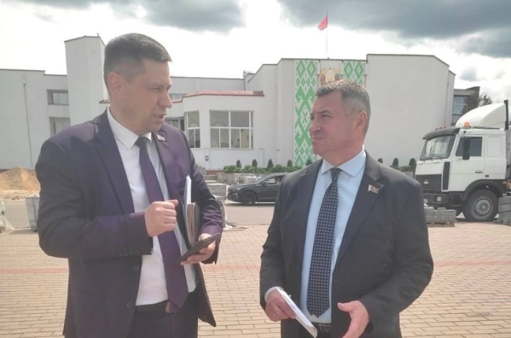 Член Совета Республики А.Горошкин посетил Кричев с рабочей поездкой