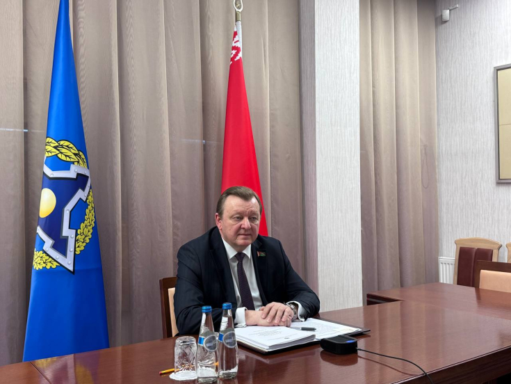 Сергей Алейник принял участие в заседании Постоянной комиссии Парламентской Ассамблеи Организации Договора о коллективной безопасности по политическим вопросам и международному сотрудничеству (ПА ОДКБ)