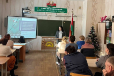 «Самоотверженный труд является той созидательной силой, которая превращает индивидуальные амбиции в общее благополучие»: Татьяна Игнатюк провела встречу с коллективом ГУО «Березовская базовая школа имени А.Н. Заставного»