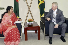 Член Президиума Совета Республики Рахманов С.К. встретился со Спикером Парламента Бангладеш