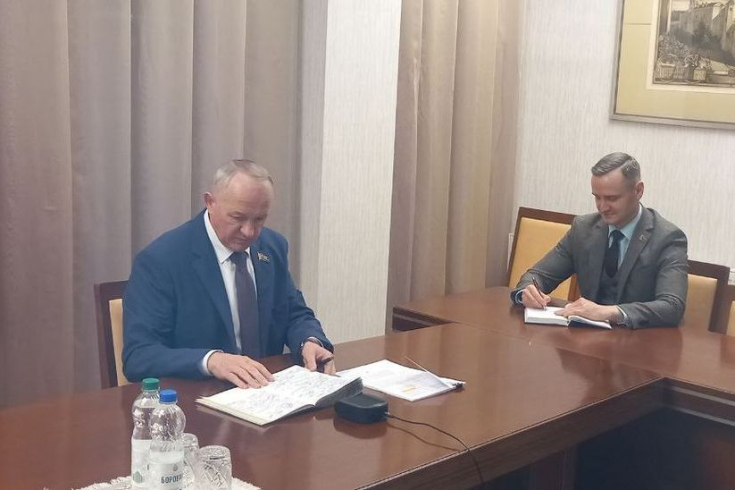 Член Президиума Совета Республики В.Татаринович принял участие в обсуждении проектов прогнозных документов на 2026 год