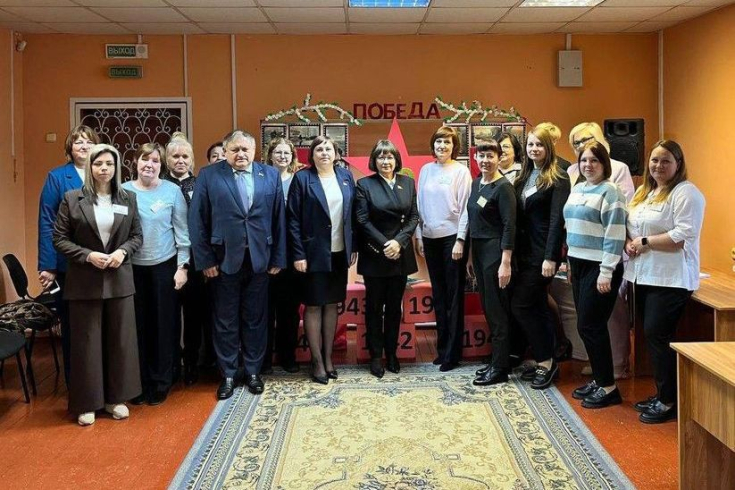 Член Совета Республики Тамара Красовская посетила Мядельский ТЦСОН