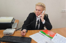 Наталья Глинская провела прямую телефонную линию и личный прием граждан, в том числе индивидуальных предпринимателей и представителей юридических лиц, в Городьковском сельском исполнительном комитете Воложинского района