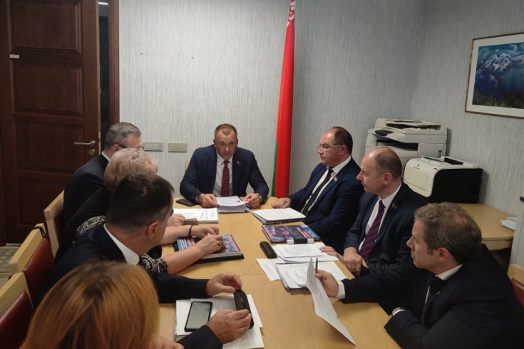 Состоялось очередное заседание Постоянной комиссии Совета Республики Национального собрания Республики Беларусь по международным делам и национальной безопасности