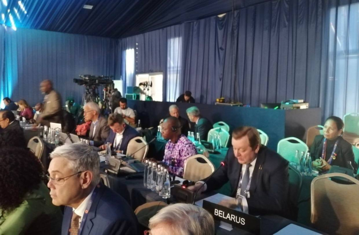 Председатель Постоянной комиссии Совета Республики по международным делам и национальной безопасности Сергей Алейник принимает участие в работе 152-й Ассамблеи Межпарламентского союза, которая проходит в Стамбуле (Турецкая Республика)