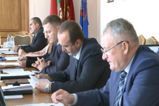 Член Совета Республики В. Маркевич принял участие в заседании Барановичского районного исполнительного комитета