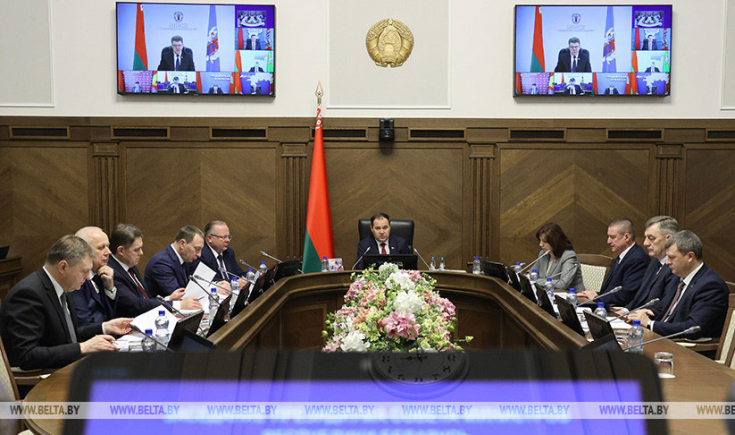 Председатель Совета Республики Н.Кочанова приняла участие в заседании Президиума Совета Министров