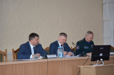 С.Мелешкин принял участие в выездном заседании комиссии по чрезвычайным ситуациям при Витебском облисполкоме