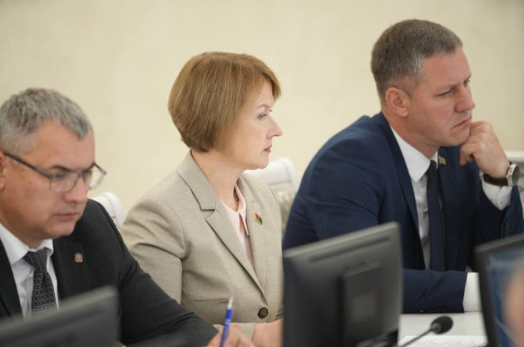 Член Совета Республики Е.Зенкевич приняла участие в аппаратном совещании Гомельского облисполкома