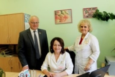 Член Совета Республики Ю.Деркач встретился с трудовым коллективом УЗ «Витебский областной детский клинический центр»