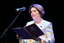 Член Президиума Совета Республики Наталия Павлюченко приняла участие в торжественном мероприятии подведения итогов премии «Женщина года БГУ»