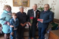 Член Совета Республики О.Слинько принял участие 
в чествовании ветеранов Великой Отечественной войны
