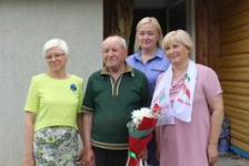 Член Совета Республики Э.Сороко поздравила ветеранов с Днем освобождения Новогрудчины