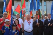 Член Совета Республики В.Лискович в рамках патриотического проекта «Поезд Памяти» посетил города Гродно и Полоцк