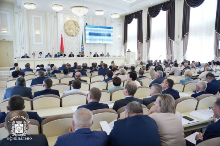 Член Совета Республики Е.Зенкевич приняла участие в заседании Гомельского облисполкома