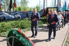 Член Совета Республики С.Анюховский принял участие в праздновании Дня Победы в г. Бобруйске