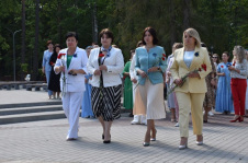 Члены Совета Республики А.Смоляк и Л.Сапего приняли участие в форуме Белорусского союза женщин «Дзявочы вянок Мiру»