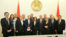 В рабочей встрече с Комиссией Сейма Республики Польша принял участие член Совета Республики Снежицкий В.А.