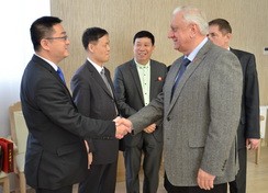 Председатель Совета Республики Мясникович М.В. встретился с делегацией деятелей культуры Китая