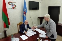 Член Президиума Совета Республики С.Рачков принял участие в едином дне приема граждан