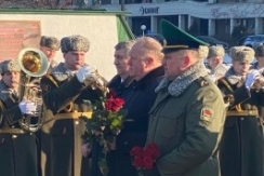 Члены Президиума Совета Республики В.Лискович и М.Русый приняли участие в митинге, посвященном памяти воинов-интернационалистов, погибших в Афганистане
