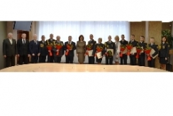 В Совете Республики состоялась встреча Председателя Совета Республики Н.Кочановой с сотрудниками управления Департамента охраны МВД