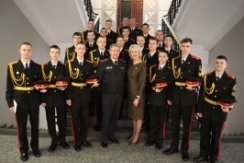 Член Президиума Совета Республики Т.Рунец встретилась с учащимися специализированного лицея МВД