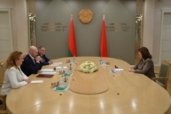 Председатель Совета Республики Н.Кочанова встретилась с представителями ЗАО «Межгосударственная телерадиокомпания «МИР»