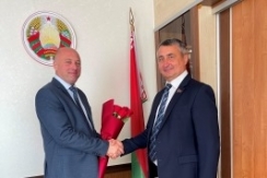 Член Совета Республики О.Жингель поздравил с назначением нового руководителя Лиозненского района