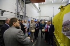 Член Президиума Совета Республики Т.Рунец посетила Объединенный институт ядерных
исследований в г. Дубне

