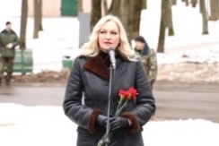 Член Совета Республики К.Капуцкая приняла участие в митинге-реквиеме, посвященном Дню памяти воинов-интернационалистов