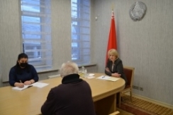 Член Президиума Совета Республики Т. Рунец провела личный прием граждан