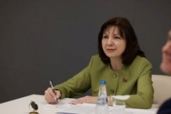 Председатель Совета Республики Наталья Кочанова посетила медицинский центр «Горизонт»