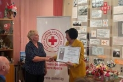 Член Совета Республики А.Смоляк приняла участие в мероприятиях, посвященных 101-летию Белорусского Красного Креста