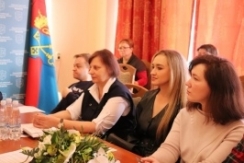 Член Совета Республики Е.Серафинович приняла участие в пресс-конференции