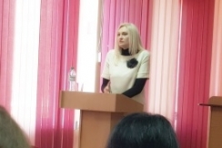 Член Совета Республики К.Капуцкая приняла участие во встрече с руководителями учреждений образования Молодечненского района