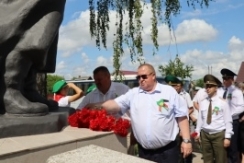 Член Совета Республики В.Хроленко принял участие в праздновании Дня Независимости в Пинском районе