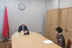 Член Президиума Совета Республики С.Рачков провел личный прием граждан и представителей юридических лиц