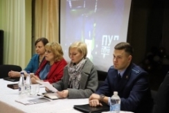 Член Совета Республики Е.Серафинович приняла участие 
в едином дне информирования
