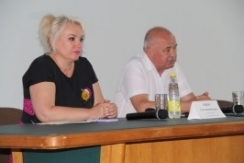 Член Совета Республики Г.Протосовицкий встретился с трудовым коллективом Лунинецкой центральной районной больницы