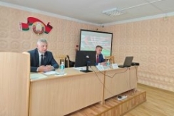 Заместитель Председателя Совета Республики В.Бельский провел единый день информирования в Брагинской районной больнице